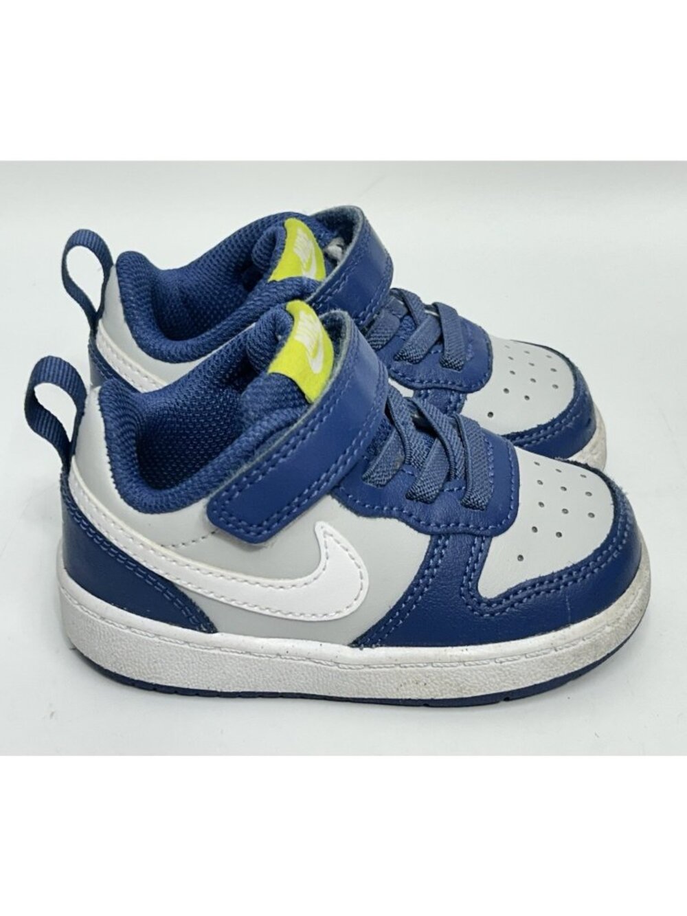 Nike Court Borough Low 2 Toddler Shoes Size 5C Boys Kids Blue White BQ5453-016